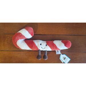 NEW Jellycat Amuseable Candy Cane with Legs 11" Stuffed Plush Toy B87